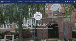Desktop Screenshot of colonial.pelhamschools.org