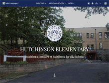 Tablet Screenshot of hutchinson.pelhamschools.org